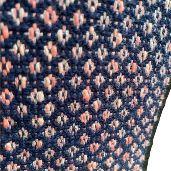 Rachel Rachel Roy Purple Navy Geometric Zip Front Knit Mini Dress Size 6 - Picture 14 of 16